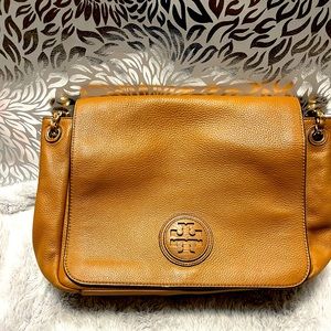 Tory Burch Medium Brown Leather Shoulder Bag